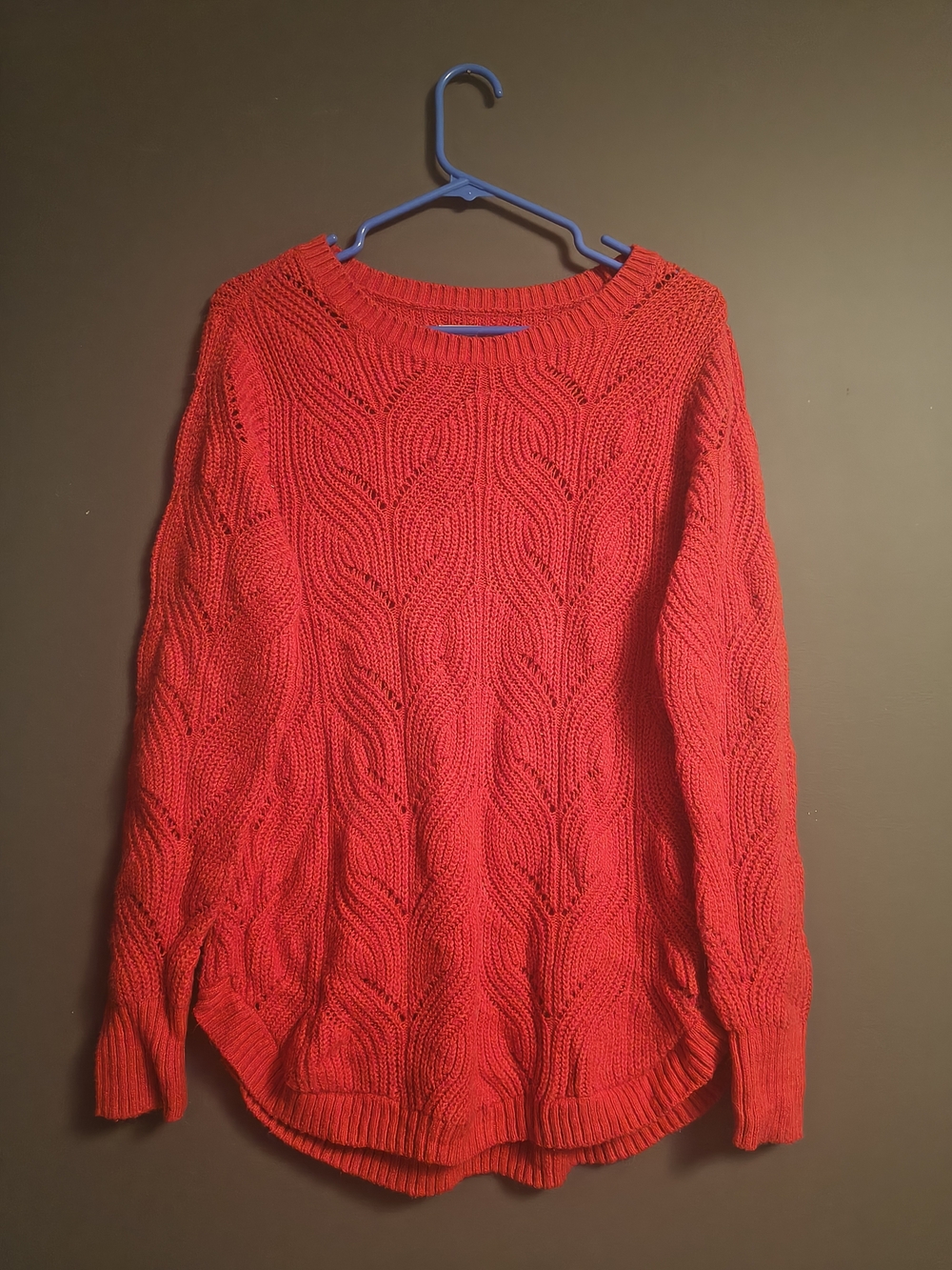 SONOMA Red Knit Women's Sweater - L